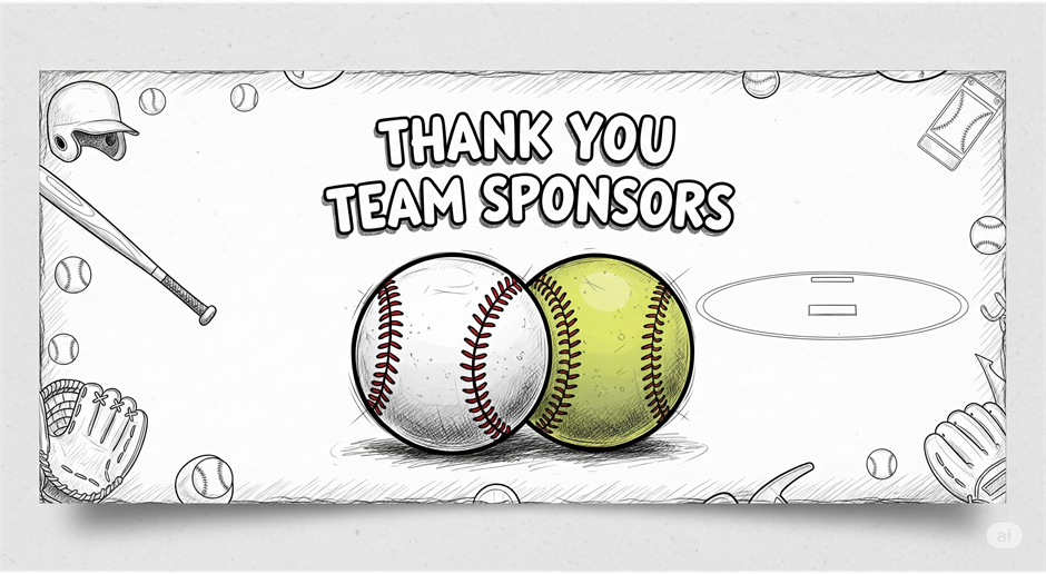 Thank you Team Sponsors!